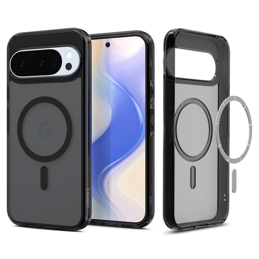 MagSafe hoesje voor Google Pixel 10 Pro XL, Spigen, Ultra Hybrid, Satijnzwart ACS09726