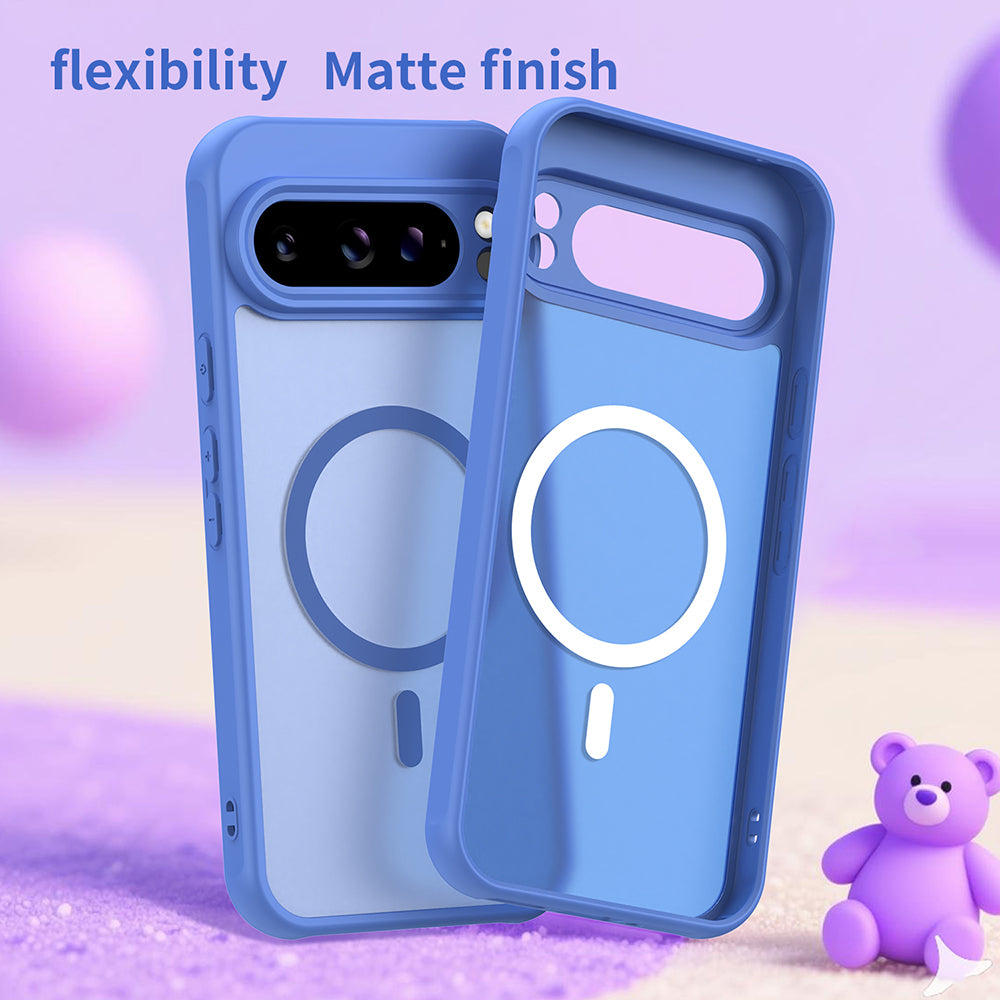 MagSafe hoes voor Google Pixel 10 Pro XL, Techsuit, HaloFrost II, Blauw