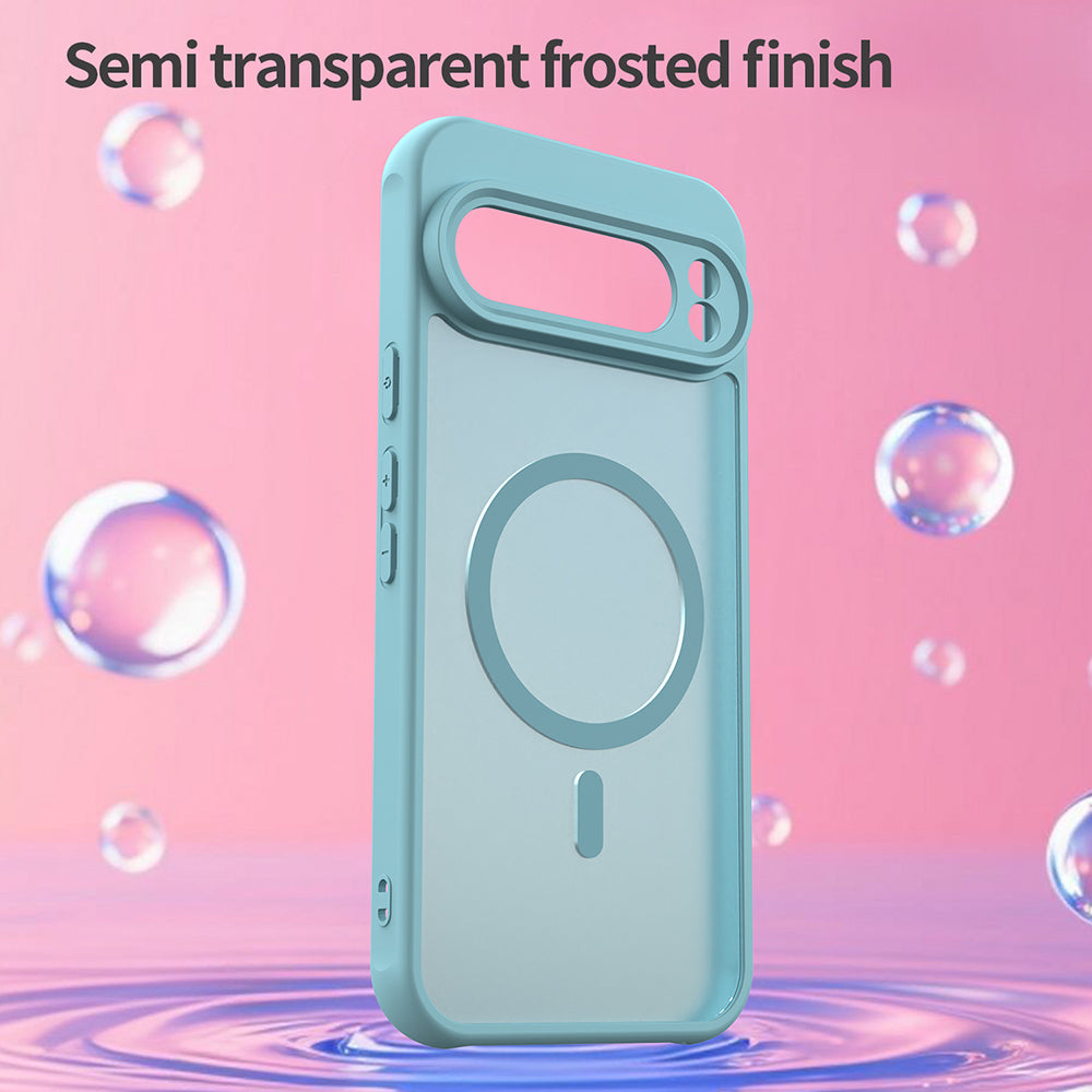 MagSafe hoes voor Google Pixel 10 Pro XL, Techsuit, HaloFrost II, Lichtgroen