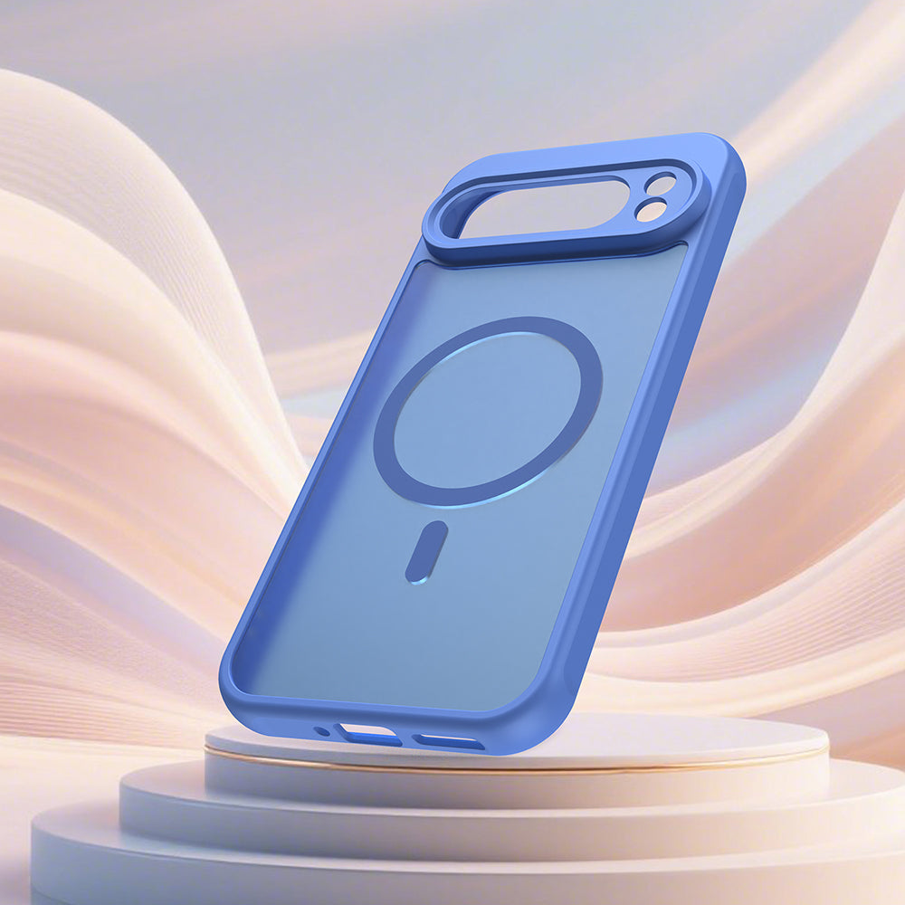 MagSafe hoesje voor Google Pixel 10, Techsuit, HaloFrost II, Blauw