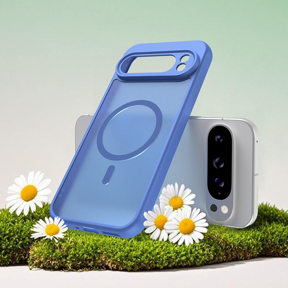 MagSafe hoesje voor Google Pixel 10, Techsuit, HaloFrost II, Blauw