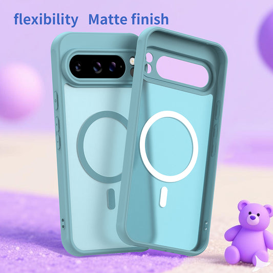 MagSafe hoesje voor Google Pixel 10, Techsuit, HaloFrost II, Lichtgroen