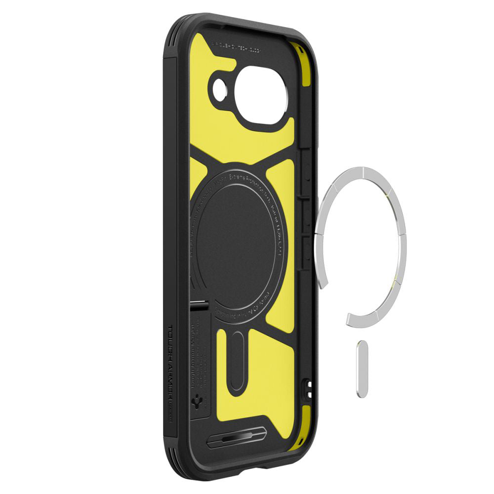 MagSafe hoesje voor Google Pixel 10a, Spigen, Tough Armor, Zwart ACS11280