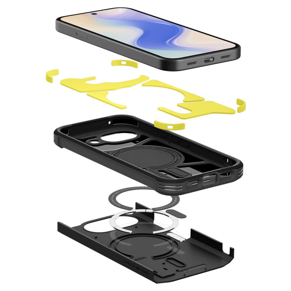 MagSafe hoesje voor Google Pixel 10a, Spigen, Tough Armor, Zwart ACS11280