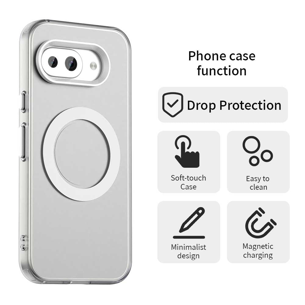 MagSafe-hoes voor Google Pixel 10a, Techsuit, CandyCase, Wit