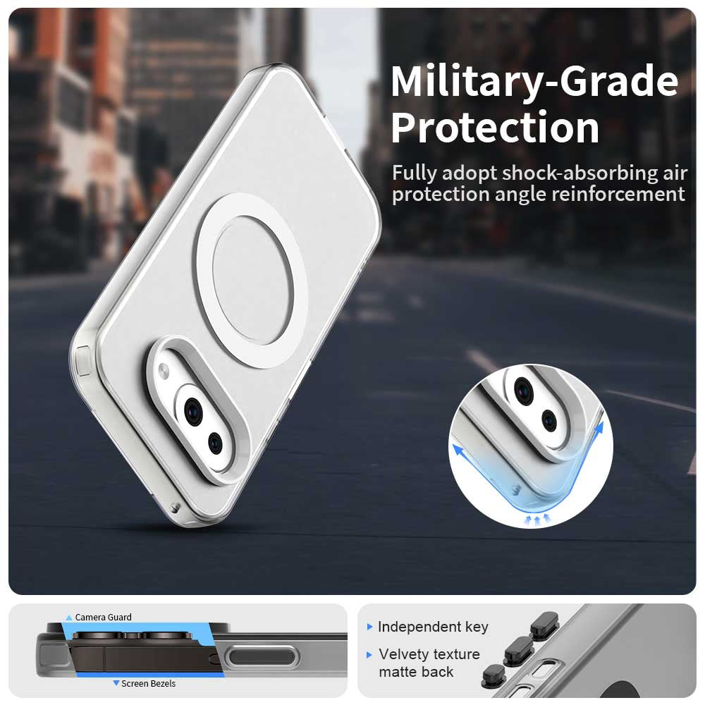 MagSafe-hoes voor Google Pixel 10a, Techsuit, CandyCase, Wit