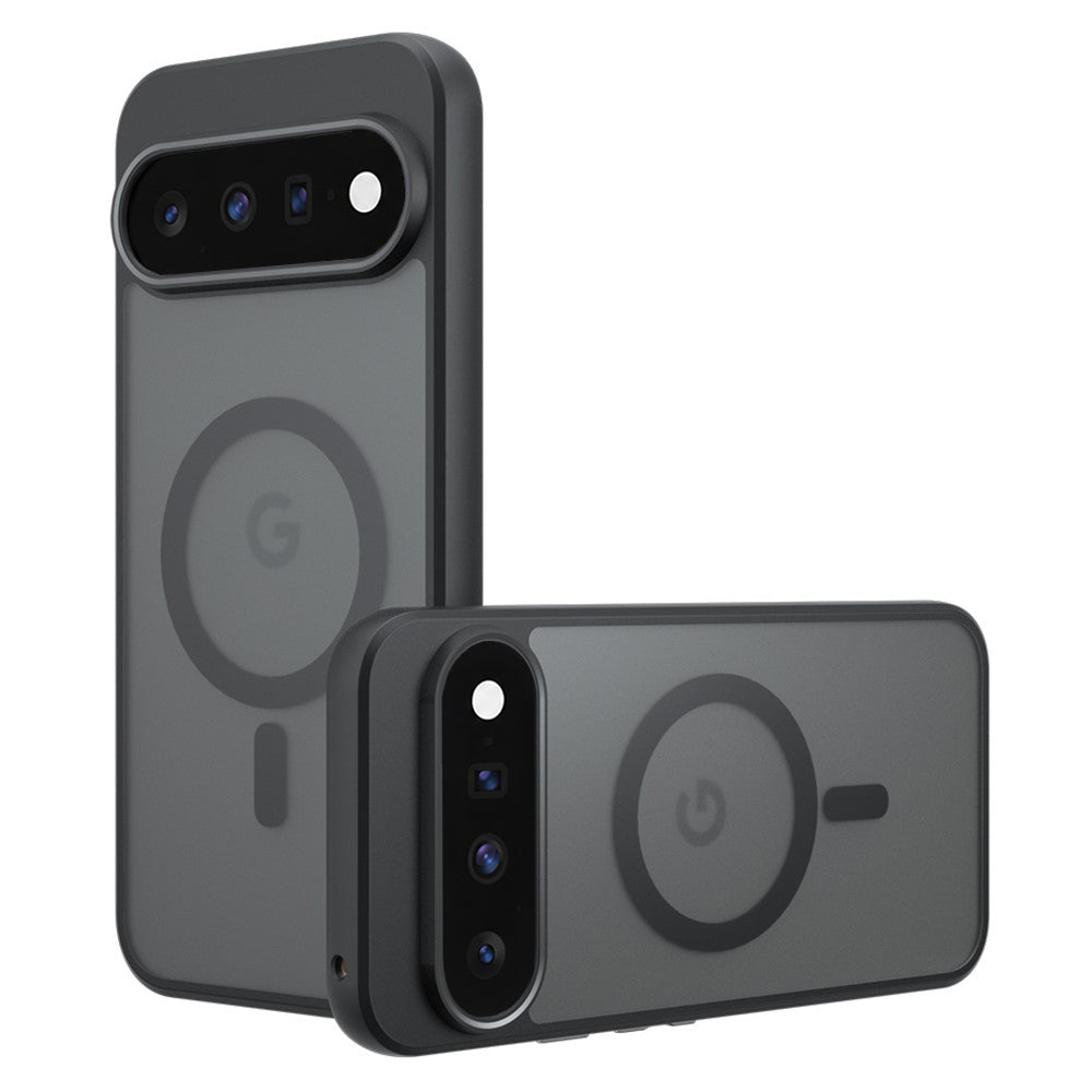 MagSafe-hoes voor Google Pixel 11 Pro / 11, Techsuit, PureFrost, Zwart Satijn