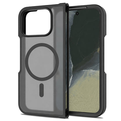 MagSafe-hoes voor Google Pixel 11 Pro Fold, Techsuit, PureFrost, Zwart Satijn