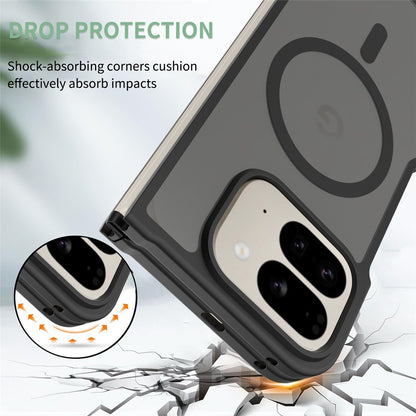 MagSafe-hoes voor Google Pixel 11 Pro Fold, Techsuit, PureFrost, Zwart Satijn