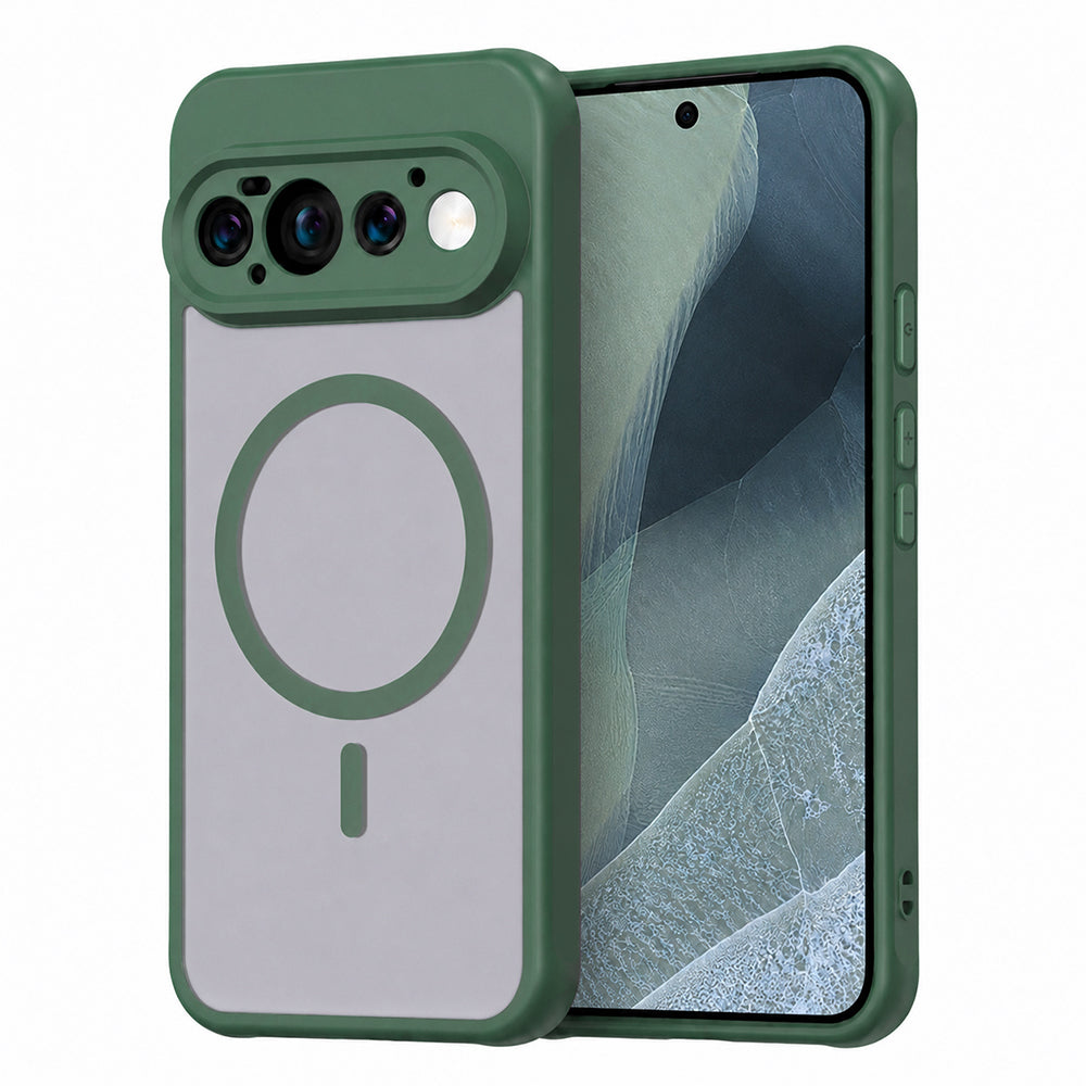 MagSafe-hoes voor Google Pixel 11 Pro, Techsuit, HaloFrost II, Groen