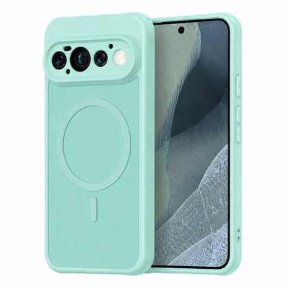 MagSafe-hoesje voor Google Pixel 11 Pro, Techsuit, HaloFrost II, Lichtgroen