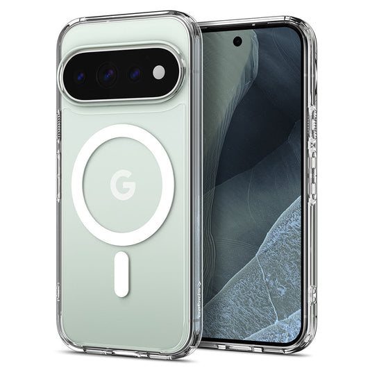 MagSafe-hoes voor Google Pixel 11 Pro XL, Spigen, Ultra Hybrid, Transparant Wit ACS11451