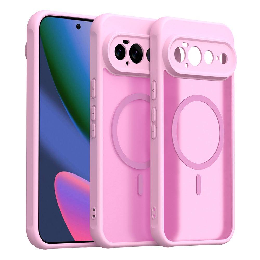 MagSafe-hoes voor Google Pixel 11 Pro XL, Techsuit, HaloFrost II, Roze