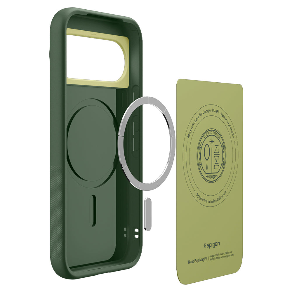 MagSafe-hoesje voor Google Pixel 11, Spigen, Caseology Nano Pop, Groen ACS11446