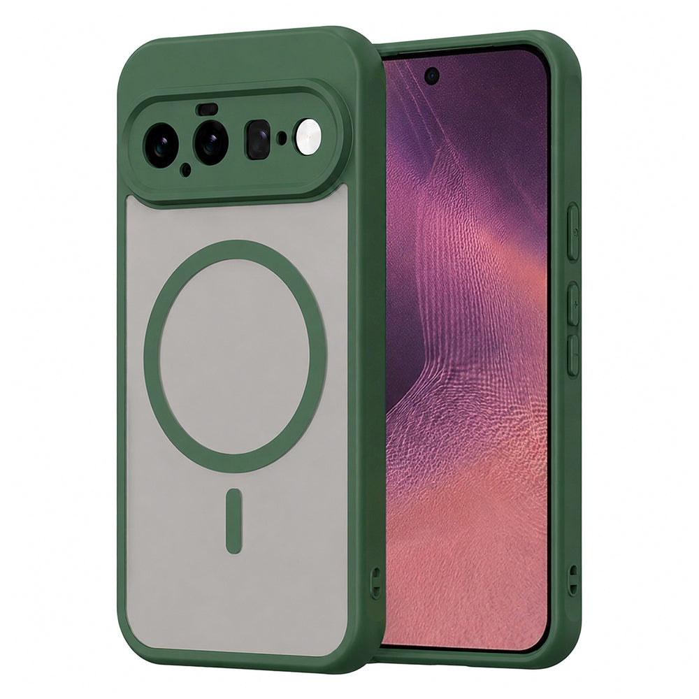 MagSafe-hoes voor Google Pixel 11, Techsuit, HaloFrost II, Groen