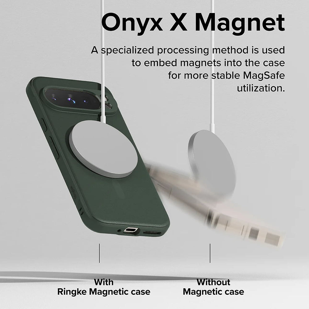 MagSafe-hoes voor Google Pixel 9 Pro, Ringke, Onyx, Donkergroen
