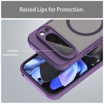 MagSafe Case for Google Pixel 9 Pro, Techsuit, HaloFrost II, Purple