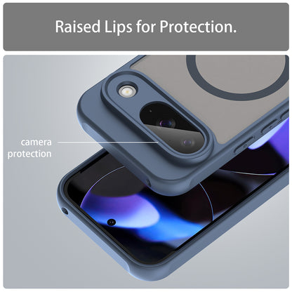 MagSafe Case for Google Pixel 9, Techsuit, HaloFrost II, Navy Blue