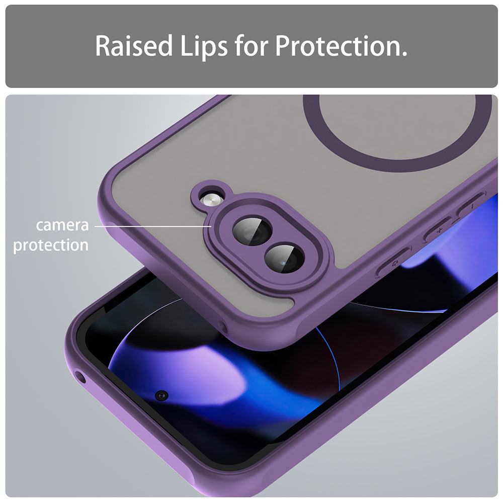 MagSafe-hoes voor Google Pixel 9a, Techsuit, HaloFrost II, Paars