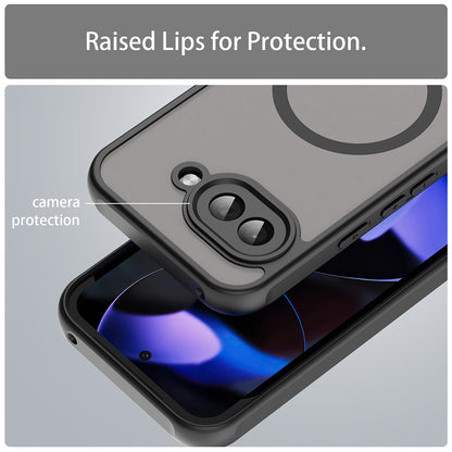 MagSafe-hoes voor Google Pixel 9a, Techsuit, HaloFrost II, Zwart
