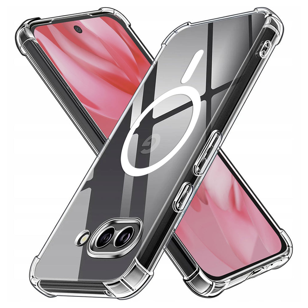 MagSafe-hoes voor Google Pixel 9a, Techsuit, schokbestendig, transparant