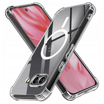 MagSafe-hoes voor Google Pixel 9a, Techsuit, schokbestendig, transparant