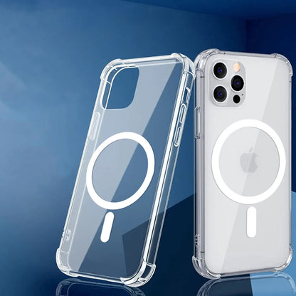 MagSafe-hoes voor Google Pixel 9a, Techsuit, schokbestendig, transparant