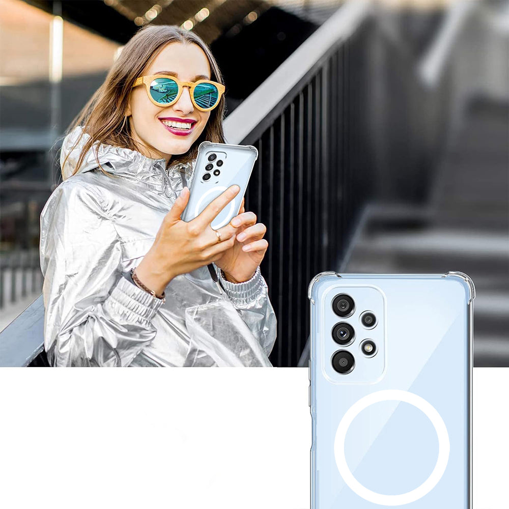 MagSafe-hoes voor Google Pixel 9a, Techsuit, schokbestendig, transparant
