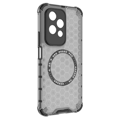 MagSafe-hoes voor Honor 200 Lite, Techsuit, HoneyComb Shield, Zwart