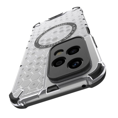 MagSafe-hoes voor Honor 200 Lite, Techsuit, HoneyComb Shield, Zwart