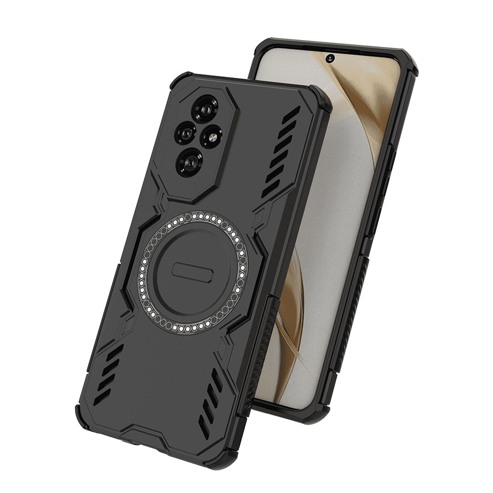 MagSafe Case for Honor 200, Techsuit, ArmorMag, Black