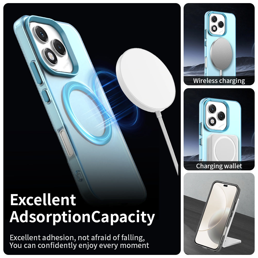 MagSafe-hoesje voor Honor 400 Lite, Techsuit, CandyCase, Blauw