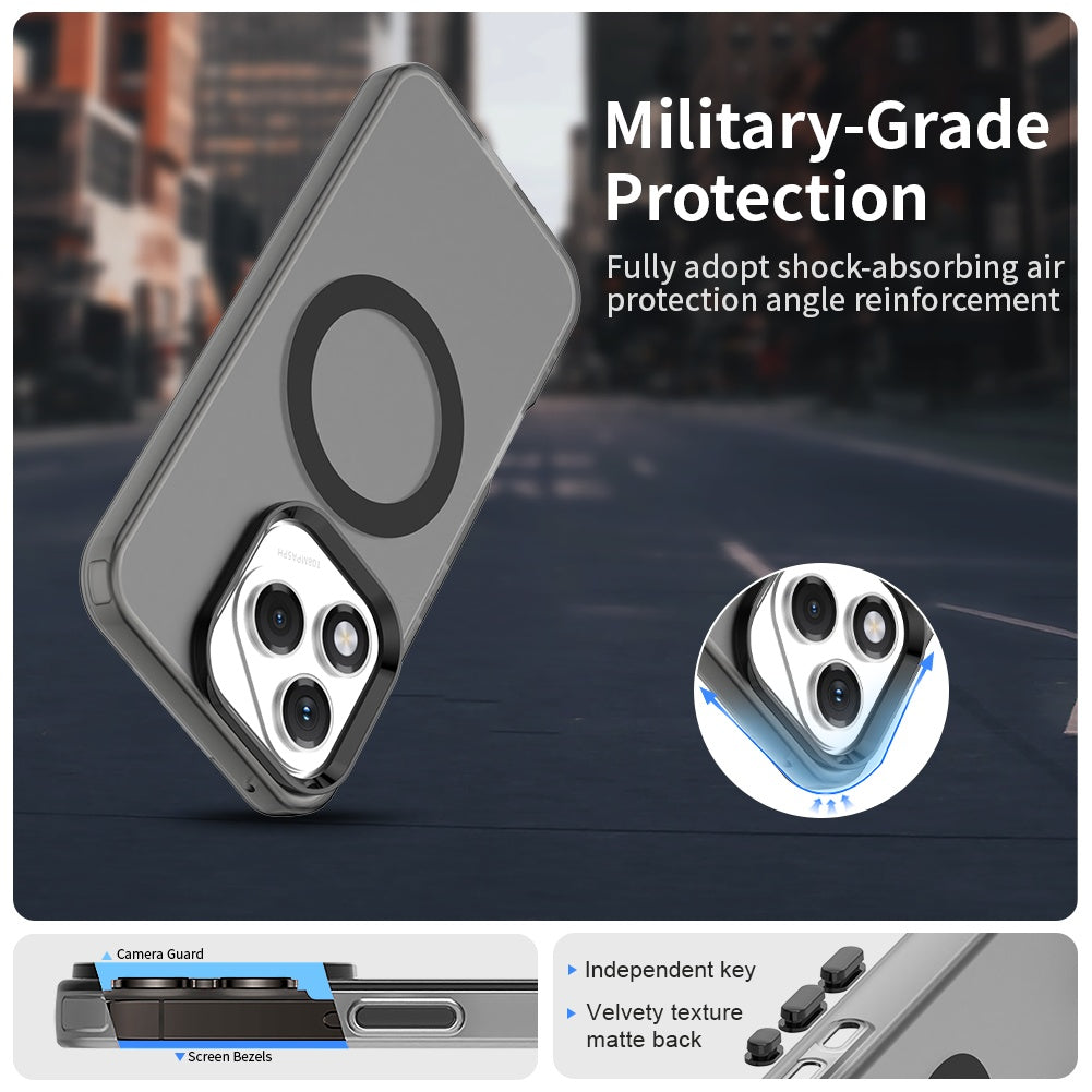 MagSafe-hoesje voor Honor 400 Lite, Techsuit, CandyCase, Zwart