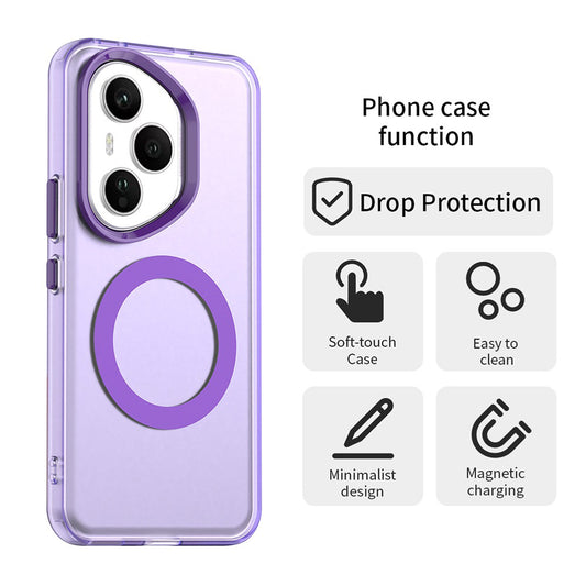 MagSafe-hoesje voor Honor 400 Pro, Techsuit, CandyCase, Paars