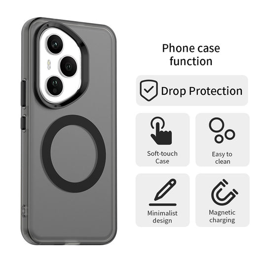 MagSafe-hoesje voor Honor 400 Pro, Techsuit, CandyCase, Zwart