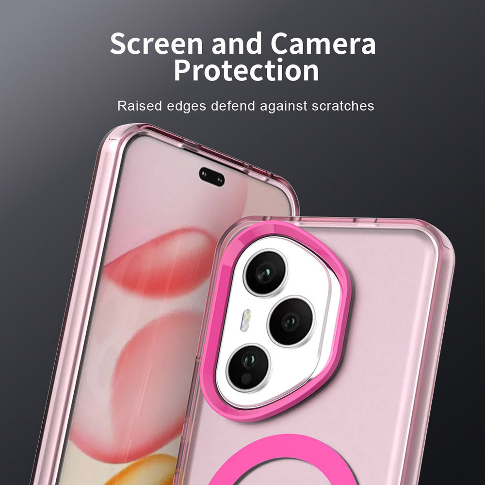 MagSafe-hoes voor Honor 400 Pro, Techsuit, CandyCase, Roze