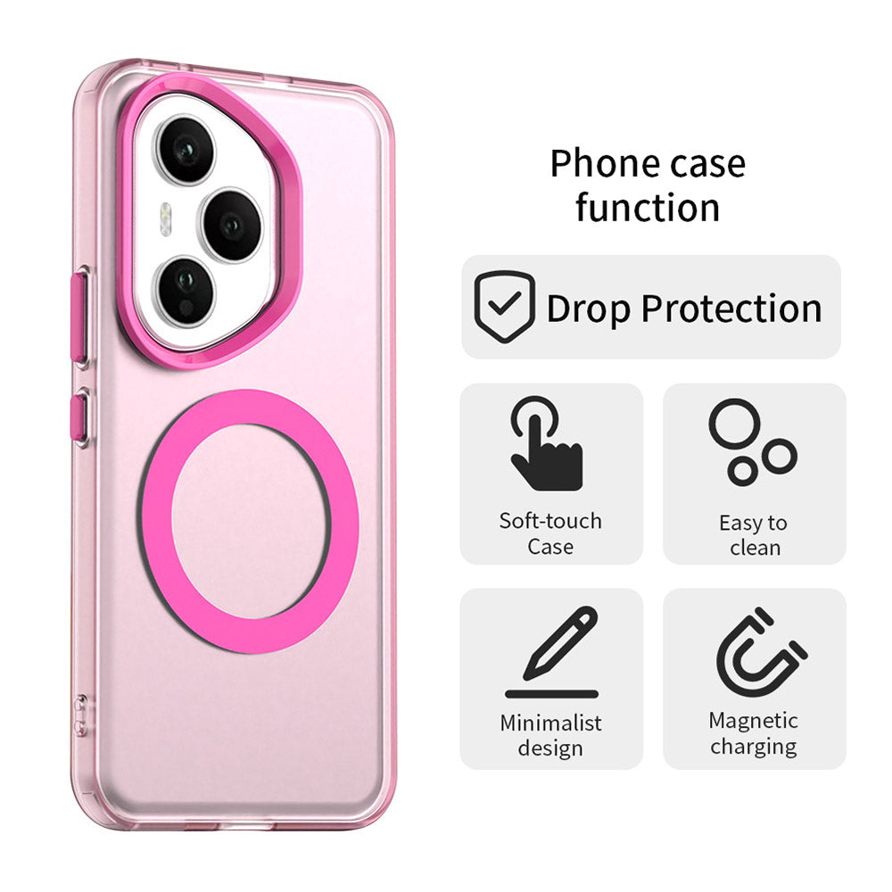 MagSafe-hoes voor Honor 400 Pro, Techsuit, CandyCase, Roze