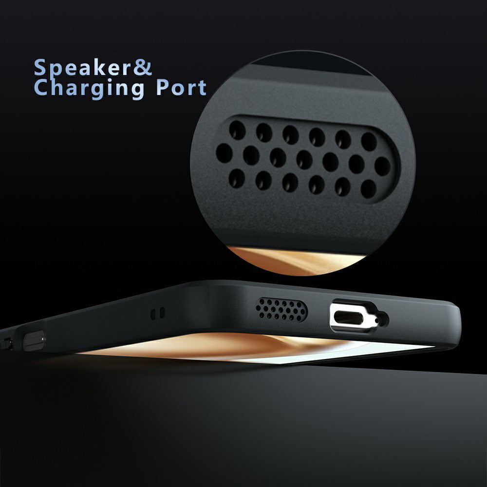 MagSafe hoes voor Honor 400 Smart 4G / X7d 4G / 400 Smart 5G, Techsuit, PureFrost, Satijnzwart