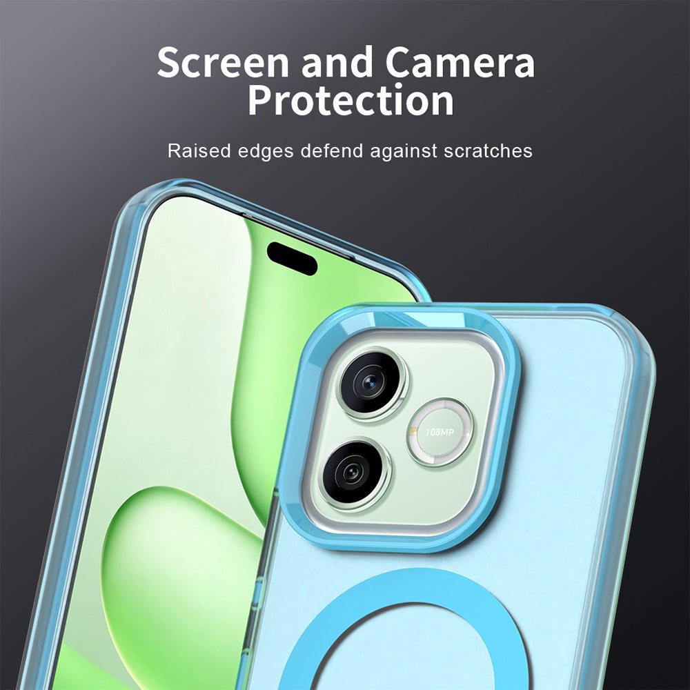 MagSafe-hoesje voor Honor 600 Lite, Techsuit, CandyCase, Blauw