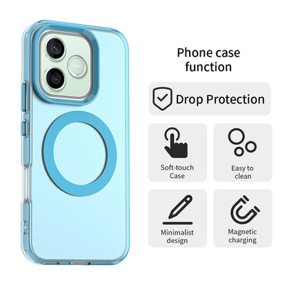 MagSafe-hoesje voor Honor 600 Lite, Techsuit, CandyCase, Blauw