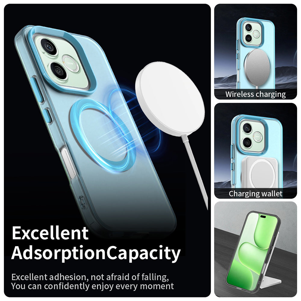 MagSafe-hoesje voor Honor 600 Lite, Techsuit, CandyCase, Blauw