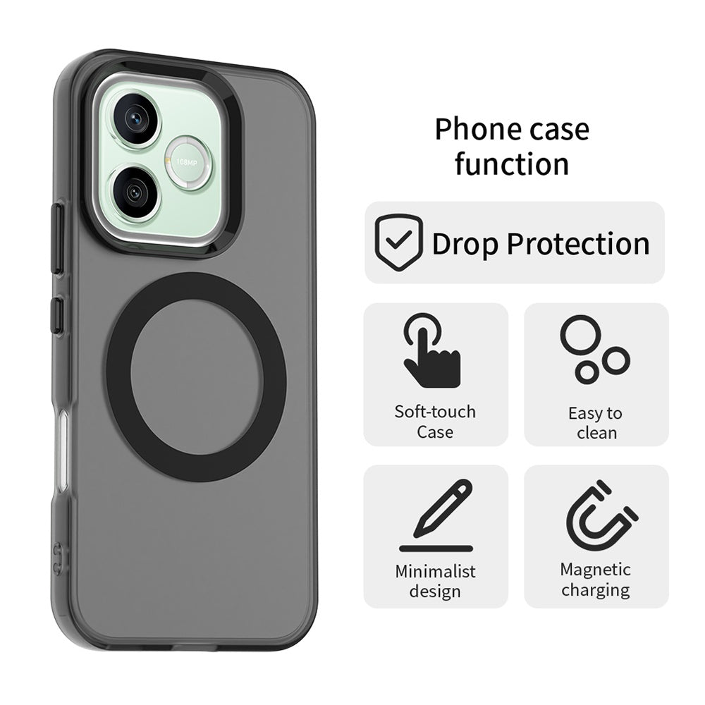 MagSafe-hoesje voor Honor 600 Lite, Techsuit, CandyCase, Zwart
