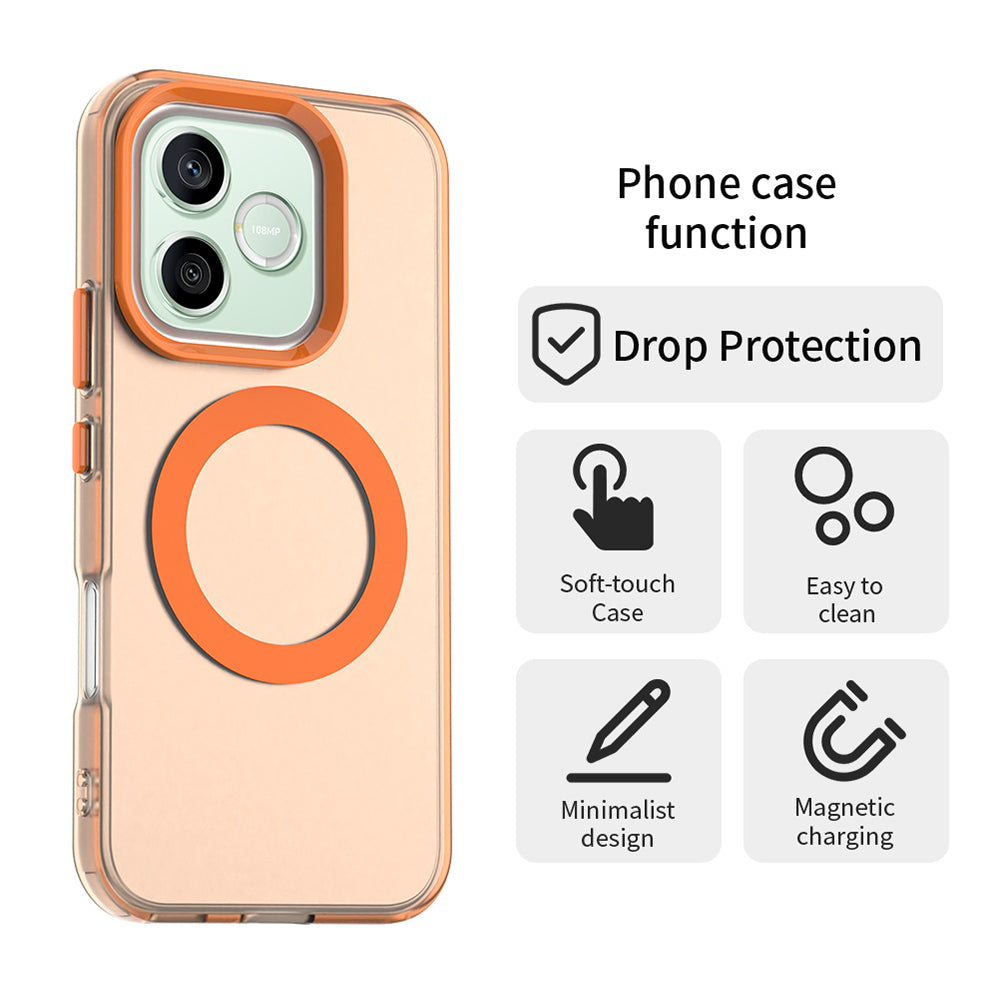 MagSafe-hoes voor Honor 600 Lite, Techsuit, CandyCase, Oranje