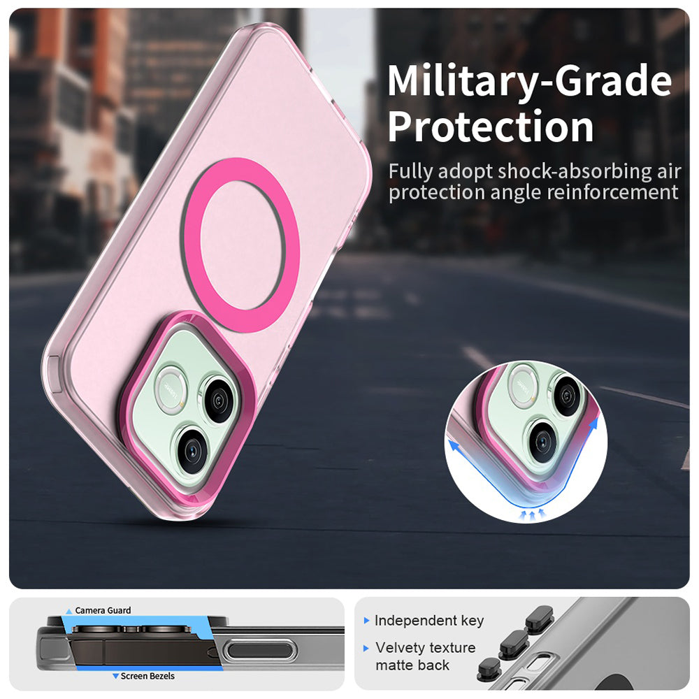 MagSafe-hoes voor Honor 600 Lite, Techsuit, CandyCase, Roze