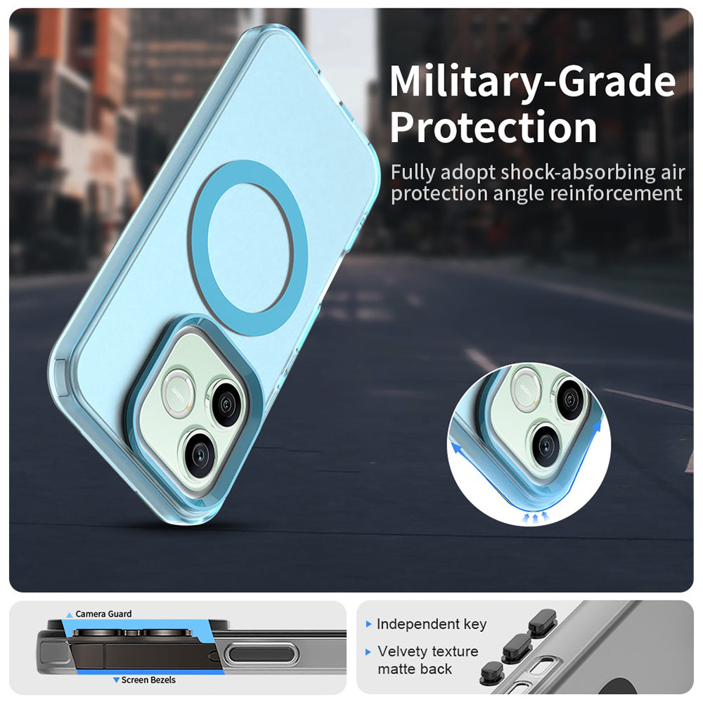 MagSafe-hoesje voor Honor 600 Pro / 600, Techsuit, CandyCase, Blauw