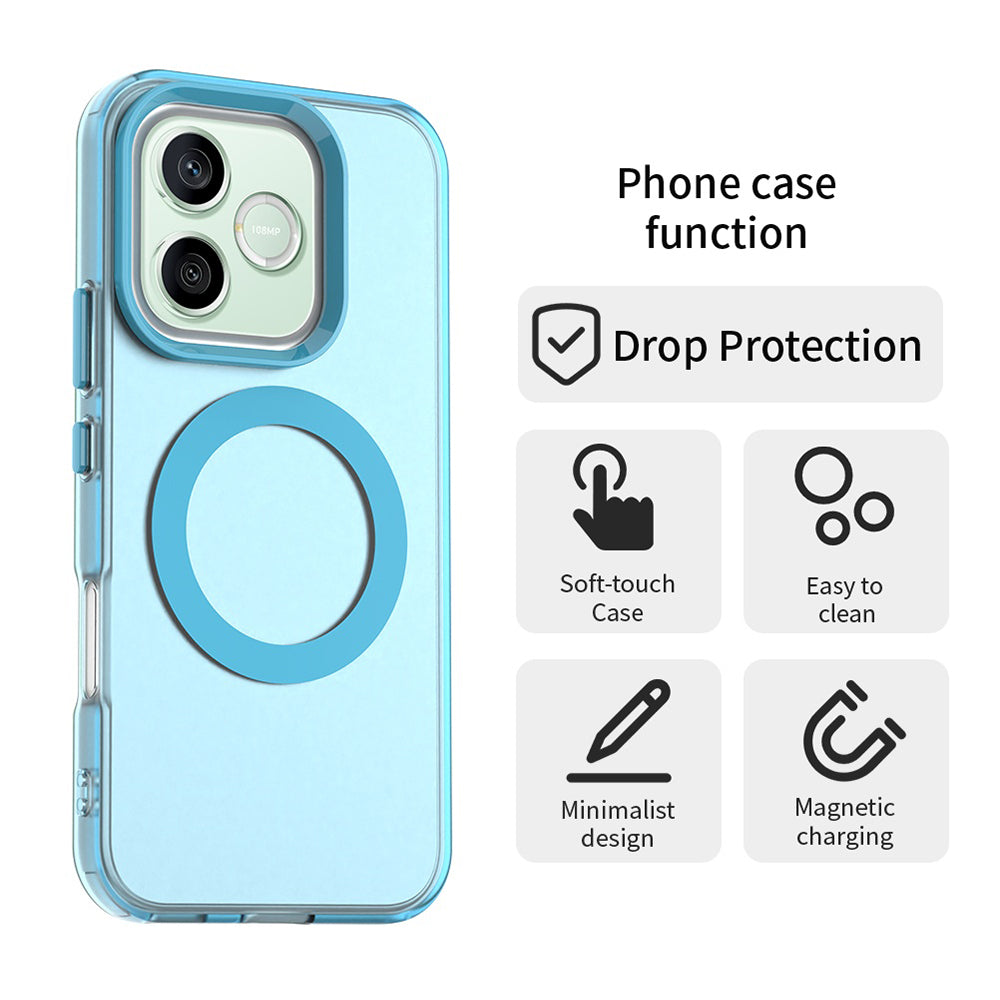 MagSafe-hoesje voor Honor 600 Pro / 600, Techsuit, CandyCase, Blauw