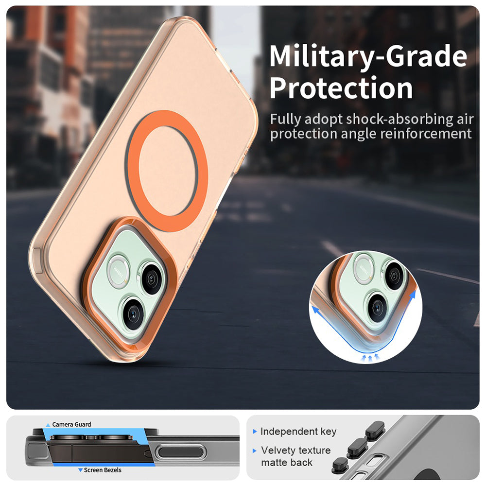 MagSafe-hoesje voor Honor 600 Pro / 600, Techsuit, CandyCase, Oranje