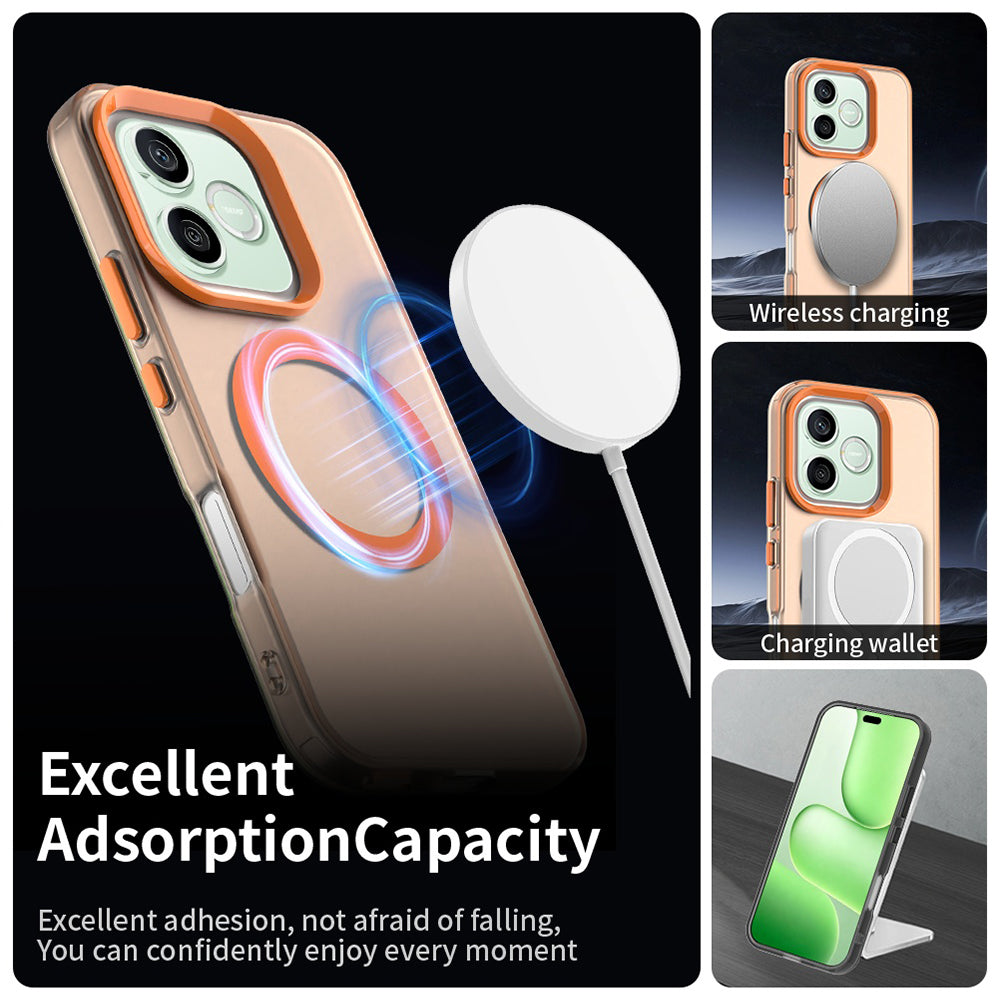 MagSafe-hoesje voor Honor 600 Pro / 600, Techsuit, CandyCase, Oranje