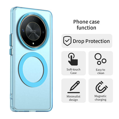 MagSafe-hoes voor Honor Magic6 Lite, Techsuit, CandyCase, Blauw