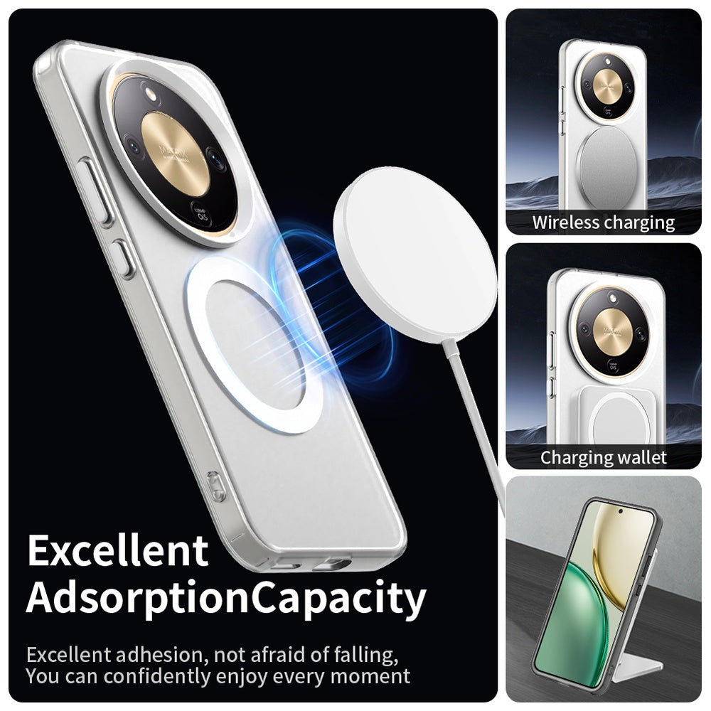 MagSafe hoesje voor Honor Magic8 Lite, Techsuit, CandyCase, Wit